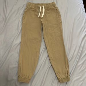 Boys khaki joggers